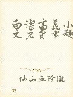 白洁高义小说全文免费笔趣阁阅读高封面