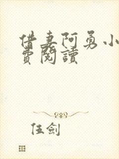 借妻阿勇小说免费阅读封面