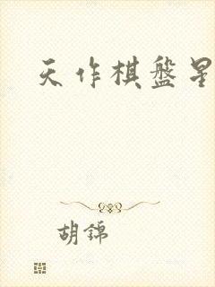 天作棋盘星作子封面