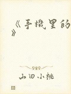 《手机里的秘密》