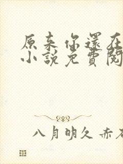 原来你还在这里小说免费阅读封面