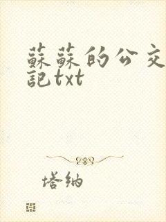 苏苏的公交车日记txt