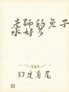 老师的兔子好软水好多