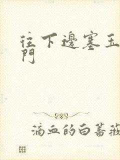 往下边塞玉器出门