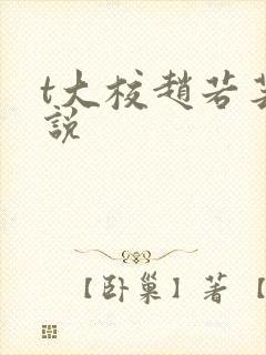 t大校赵若芸小说封面