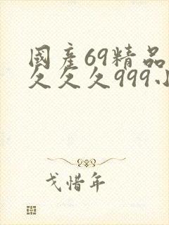 国产69精品久久久久999小说