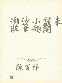 潮沙小说未删减版笔趣阁