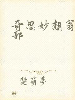 奇思妙想翁十三部