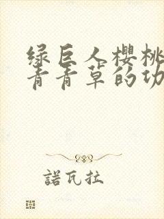 绿巨人樱桃荔枝青青草的功效