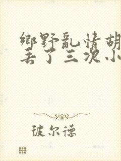 乡野乱情胡秀英丢了三次小说封面