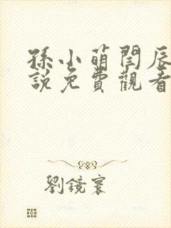 孙小萌闫辰的小说免费观看