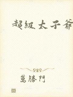 超级太子爷封面
