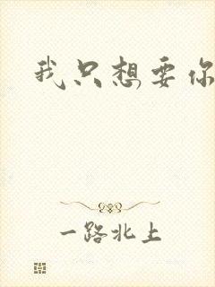 我只想要你封面