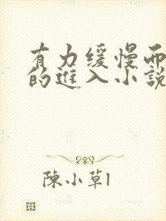 有力缓慢而坚定的进入小说