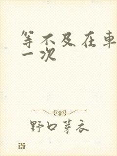 等不及在车里做一次