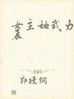 女主她武力值爆表封面