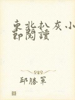 东北扒灰小说分节阅读