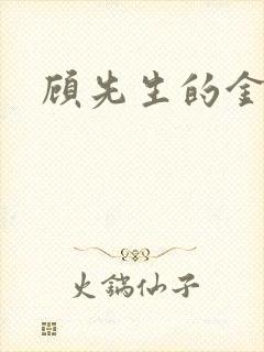 顾先生的金丝雀封面