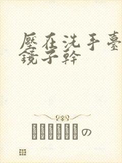 压在洗手台看着镜子干封面