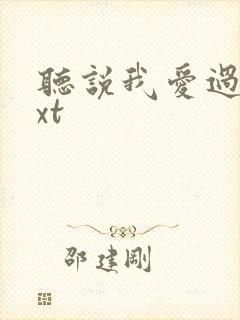 听说我爱过你txt