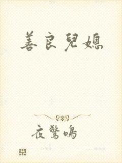 善良儿媳封面