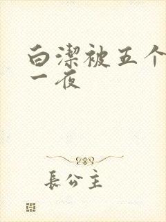 白洁被五个人玩一夜
