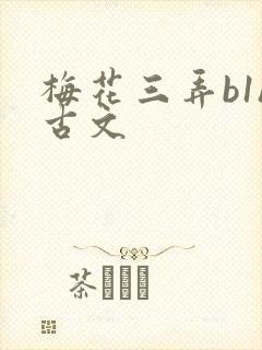 梅花三弄b1h古文封面