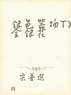 银色器物TXL金银花封面