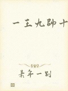 一王九帅十二宫封面