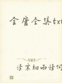 金庸全集txt封面