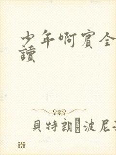 少年啊宾全文阅读