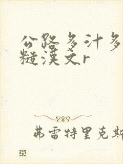 公路多汁多肉的糙汉文r封面