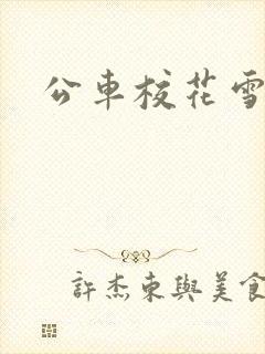 公车校花雪柔h