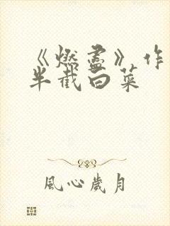 《燃尽》作者:半截白菜