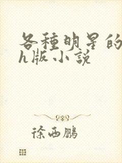 各种明星的综艺h版小说