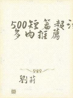 500短篇超污多肉推荐