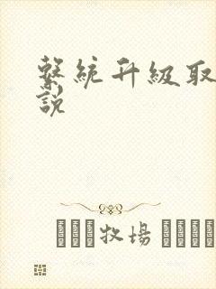 系统升级取液小说