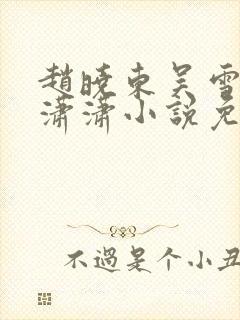 赵晓东吴雪晴王潇潇小说免费阅读