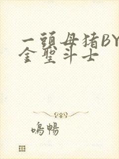 一头母猪BY黄金圣斗士