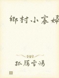 乡村小寡妇封面