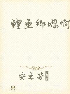 鲤鱼乡嗯啊