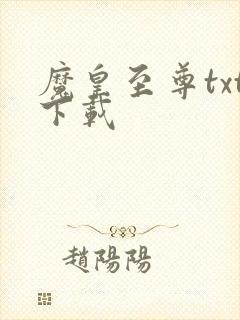 魔皇至尊txt下载