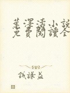 叶泽涛小说全文免费阅读全文