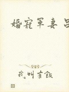 婚宠军妻 吕颜封面