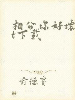 相公你好坏txt下载