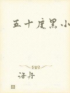 五十度黑小说封面