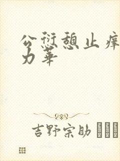 公愆憩止痒古悦力华