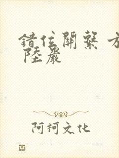 错位关系 方糖 陆岩