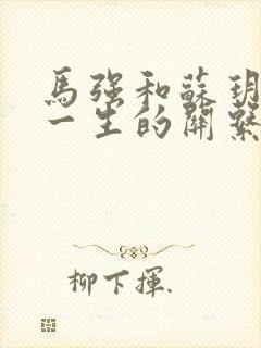 马强和苏玥幸福一生的关系封面