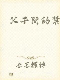 父子间的禁忌封面